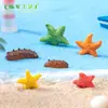 Micro paisajismo creativo simulación pequeña estrella de mar pepino de mar botella ecológica paisajismo de playa accesorios decorativos DIY mini adornos pequeños
