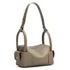 Bolso de Hombro para Bolos 2026 Estilo Nuevo Piel de Vaca Capa Superior Bolso Boston Casual Bolso Tote de Cuero Genuino Bolso Almohada de Nicho