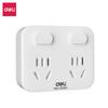 LU5002 Adaptador Deli Enchufe Poroso Adaptador de Reino Unido a País Adaptador de Viaje Multipaís