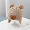 Sombrero de Bebé Recién Nacido para Otoño e Invierno Estilo Nuevo Gorro para Bebé Gorro de Lana Cálido Sombrero de Bebé Tejido para Niños