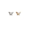 Decoraciones para Uñas Mini Mariposa, Lujo Ligero 3D Estilo Japonés Exquisitos Accesorios de Aleación para Uñas al por Mayor