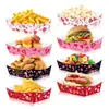 Tp060 Export Día de San Valentín Corazón Labios Noche de Película Fiesta Snacks Dulces Palomitas Bandeja Caja de Papel