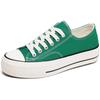 Gran Venta 2025 Primavera y Verano Nuevos Zapatos Blancos Versátiles para Mujer Estilo Coreano Tenis Zapatos Modernos para Estudiantes Planos Cuero Zapatos de Entrenamiento Alemanes
