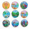 Calcomanías Magnéticas Personalizadas de Cristal Estéreo para Refrigerador, Calcomanías Magnéticas Personalizadas de Dibujos Animados, Decoración Personalizada, Calcomanías Magnéticas de Atracciones Turísticas, Regalos Conmemorativos