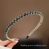Diadema de Pedrería Ojo de Gato, Gama Alta, Lujo Ligero, Diadema Súper Hada para Recoger el Cabello, Dulce Diadema Fina de Mariposa para Salir de Celebridad de Internet