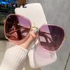 Gafas de Sol Estilo Nuevo 2026 para Mujer, Protección UV, Modernas, Tendencia, Gafas de Sol para Cara Redonda, Verano, Cara Grande, Adelgazantes, Gafas Polarizadas