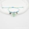 Pulsera de cuentas de vidrio con encaje de flor de flor real tejida a mano campana de amor puesto escénico del mercado nocturno joyería para novias chica