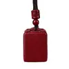 Colección Original de Colgantes de Cinabrio, Arena Dorada Púrpura Genuina, Collar con Colgante Amuleto de Arena Roja Imperial, Venta al por Mayor y Dropshipping