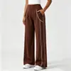 Calça de Yoga Estilo Europeu e Americano, Calça Fitness, Calça Reta de Pernas Largas, Calça Esportiva Casual Versátil Emagrecedora para Uso Outdoor e Casual para Mulheres