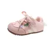 Zapatos Infantiles para Niñas con Suela Suave, Zapatos Casuales, Estampado de Flores, Transpirables, Lindas Zapatillas de Malla, Modelo Primavera y Otoño 2026