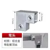 Conectores Sem Solda para Tubo Quadrado 20/25/30mm Aço Inoxidável Tubo Galvanizado para Instalação Fixa Conveniente