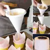 Funil Dispenser de Massa para Bolinho de Funil, Cone de Creme para Bolo, Funil de Ponta de Separação para Assar Bolo Multiuso