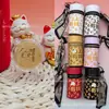 Oro Puro 999 Princesa "Por Favor Hazte Rico" Pequeño Pastel Colgante de Oro - Bolsa Cubo de Dinero Instantáneo Regalo de Promoción de Tienda