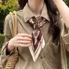 Rechaza Ser Ordinario ~ Bufanda de Cuello Color Café Retro Maillard para Mujer Bufanda Cuadrada de Otoño e Invierno Accesorios de Bufanda Versátiles