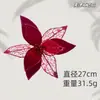 26 Años de Nuevos Productos: Flores Artificiales de Terciopelo, Decoraciones de Año Nuevo, Decoraciones de Boda, Inserciones para Árbol de Navidad Transfronterizas