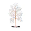 Árbol de Piedra Triturada de Cristal Natural Base de Rodaja de Ágata Árbol del Dinero Creativo Hecho a Mano Adorno Transfronterizo de Cristal del Árbol de la Vida