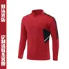 Uniformes de Treino de Futebol de Manga Longa, Jaquetas Leves de Malha para Primavera e Outono, Customização de Roupas Esportivas para Grupos