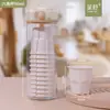 Tazas Desechables de Alto Nivel para Té Kung Fu, Tazas Pequeñas Engrosadas para Beber Té y Degustar Vino, Tazas de Cáscara de Arroz, Tazas Pequeñas de Degustación, Tazas de Té Portátiles