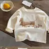 Camiseta de Manga Longa Infantil 2026 Outono Novo Estilo Meninos Estampa de Desenho Japonês Camada Base Bebê Casual Estilosa