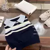 Conjunto de Niña 2026 Verano Nueva Moda Chaleco de Punto POLO y Falda Corta a Cuadros Conjunto de Dos Piezas Estilo Moderno
