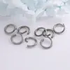 Anillo de conexión de acabado para pulsera de collar DIY, anillo abierto de acero inoxidable color oro 18k, se puede cerrar, material para pulsera de mano