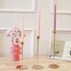 Vela perfumada estilo europeo sin humo de mecha larga para el hogar, fiesta de cumpleaños, banquete de bodas, confesión, vela para ambientación romántica