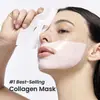 Mascarilla de colágeno Bio-Collagenrealmask de tipo dividido, de blanco a transparente, para comercio exterior transfronterizo, disponible en stock.