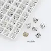 Dongzhou Cristal 6mm Gato Cabeça Pedras Strass para Unhas Animais Formato Usável Unha Zircônia Falsa DIY Brincos Pedra Solta Acessórios para Nail Art