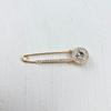 Nuevo Pin Exquisito para Pareja Broche Simple Elegante Estilo Chanel Accesorios Botón de Camisa Estilo Chino Pin de Botón para Mujer