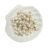 Resalta abdominales arroz blanco gota de agua con accesorios de perlas imitación diamante al por mayor DIY regalo hecho a mano decoración cuenta suelta colgante al por mayor
