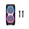 Altavoz de Fiesta Altavoz Bluetooth Portátil para Exteriores Nuevo Altavoz Portátil Transfronterizo Subwoofer Doble de 6.5 Pulgadas