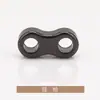Campana de Metal Doble Agujero Forma de Ocho Tubo Recto Hebilla de Extremo de Cuerda Aleación de Zinc Hebilla de Cola de Cuerda de Pantalón Accesorios de Ropa Jinda