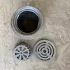 Ralo de Piso de Ferro Fundido com Sifão Profundo DN50 75 100 150 200 Passagem Direta Redondo com Travas Integradas Anti-odor