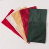 Bolsa de Velveteen para Cuchillo y Tenedor Transfronteriza Decoración Navideña Bolsa para Cuchillo y Tenedor de Festival Color Sólido Franela Holandesa Bolsa de Alta Gama para Cuchillo y Tenedor