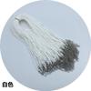 2.0/1.5mm Fabricantes coreanos de cordón de cera al por mayor collar de joyería de cordón de cera coreano negro con colgante de cuerda con cadena