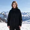 Gabardina estilo europeo y americano, cortavientos casual con capucha para primavera y otoño, prenda exterior de moda multibolsillos, chaqueta de esquí, ropa de mujer transfronteriza