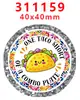 Acessórios de Acrílico Desenho Animado com Glitter Transfronteiriço Acessórios para Joias DIY de Resina Patch Grampo de Cabelo Grampo de Cabelo Gt-Y-256724