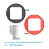 Adequado para Case à Prova d'Água Preto da Série Gopro Hero, Anel Adaptador Personalizado para Filtro de 58mm
