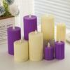 Columna Romana de Comercio Exterior Velas Electrónicas LED con Llama Parpadeante Simulada Adornos de Decoración Navideña Boda Restaurante Venta al por Mayor
