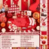 Decoración de Luna Llena Accesorios para Fotos Suministros para Ceremonia de los Cien Días del Bebé Sobre Rojo para Bebé en Casa Alfombra para Banquete de los Cien Días