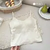 Top Camisola Líquida de Base Sin Costuras para Mujer, Escote en V Grande, Espalda Descubierta en U, con Copas Integradas Fijas, para Uso Interior/Exterior, Base Adelgazante