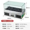 Máquina Comercial Eléctrica y de Gas Todo en Uno para Asar Salchichas en Piedra Volcánica, Oden y Freír con Control Automático de Temperatura para Puestos de Hot Dogs a Gas