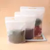 Bolsa de Silicona de Grado Alimenticio Resistente a Altas Temperaturas, Hervible, para Conservar Frescura, Gran Capacidad, Antiolor, Bolsa de Almacenamiento de Alimentos, Bolsa Sellada para Frutas Secas