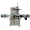 Enjuague bucal, tónico a base de alcohol, agua mineral y aceite comestible: una máquina llenadora de líquidos completamente automática, controlada por servomotores y con seis cabezales
