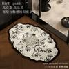 Alfombrilla de Baño Retro Estilo Francés, Antideslizante y Anticaídas, Alfombrilla Absorbente de Tierra de Diatomeas para Baño, Felpudo para WC, Alfombra de Baño
