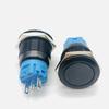 12/16/19/22mm Interruptor de Botão de Metal Preto Oxidado Auto-Travante Reset Ponto Iniciar Fonte de Alimentação Botão Pequeno