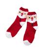 Calcetines de Navidad Calcetines de Coral Fleece Transfronterizos Pareja Hombres Lindos Postparto Forro Polar Engrosado Peludos Calcetines de Mujer