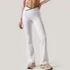 Amazon Europa América Pantalones de Yoga Fitness Comercio Exterior Deportivos Correr Ciclismo Sensación Desnuda Pantalones Acampanados Ajustados Largos Mujer