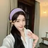Nueva Diadema de Ala Ancha para Mujer Estilo Coreano Versátil Adelgazante del Rostro Alargadora del Cabello Accesorios para la Parte Superior de la Cabeza Diadema Pinza para el Cabello Diadema de Temperamento Simple