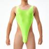 Brillo de Aceite Brillo Sedoso Perspectiva T Entrepierna Hombres Sexo Sexy Alta Elasticidad Talla Grande Pierna Alta Ropa Corporal Amazon 7138